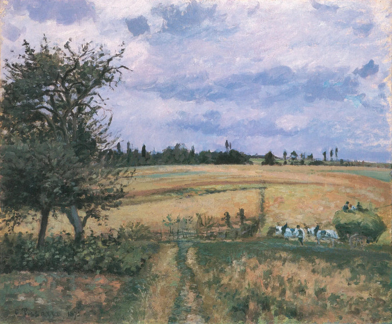 Pontoise Manzarası - Camille Pissarro