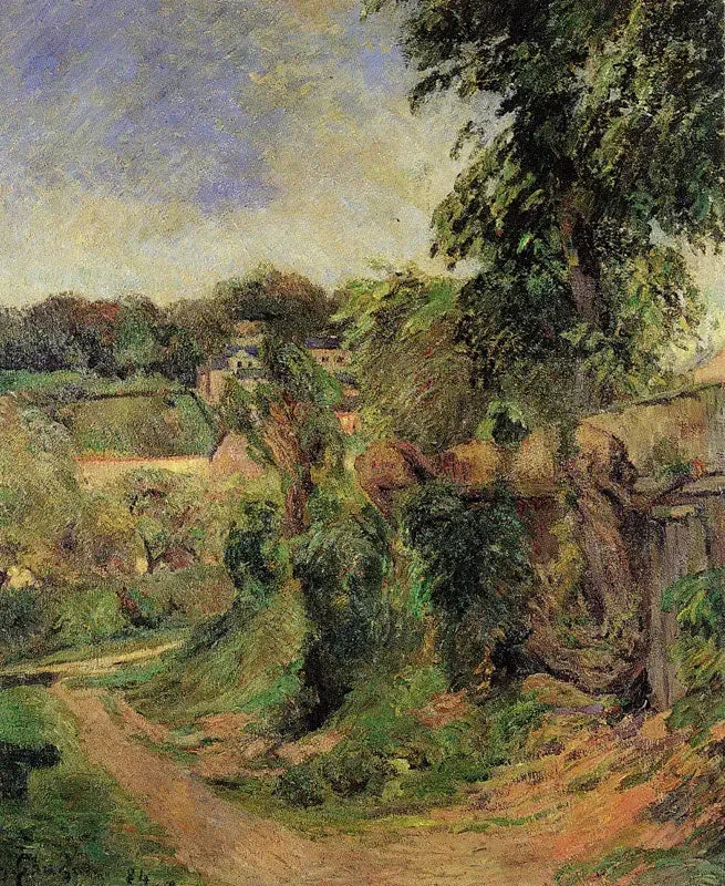 Rouen Manzarası - Paul Gauguin