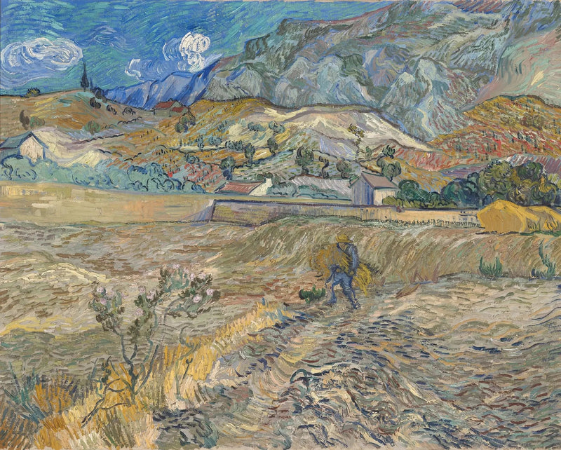 Saint-Rémy'de Manzara - Vincent van Gogh