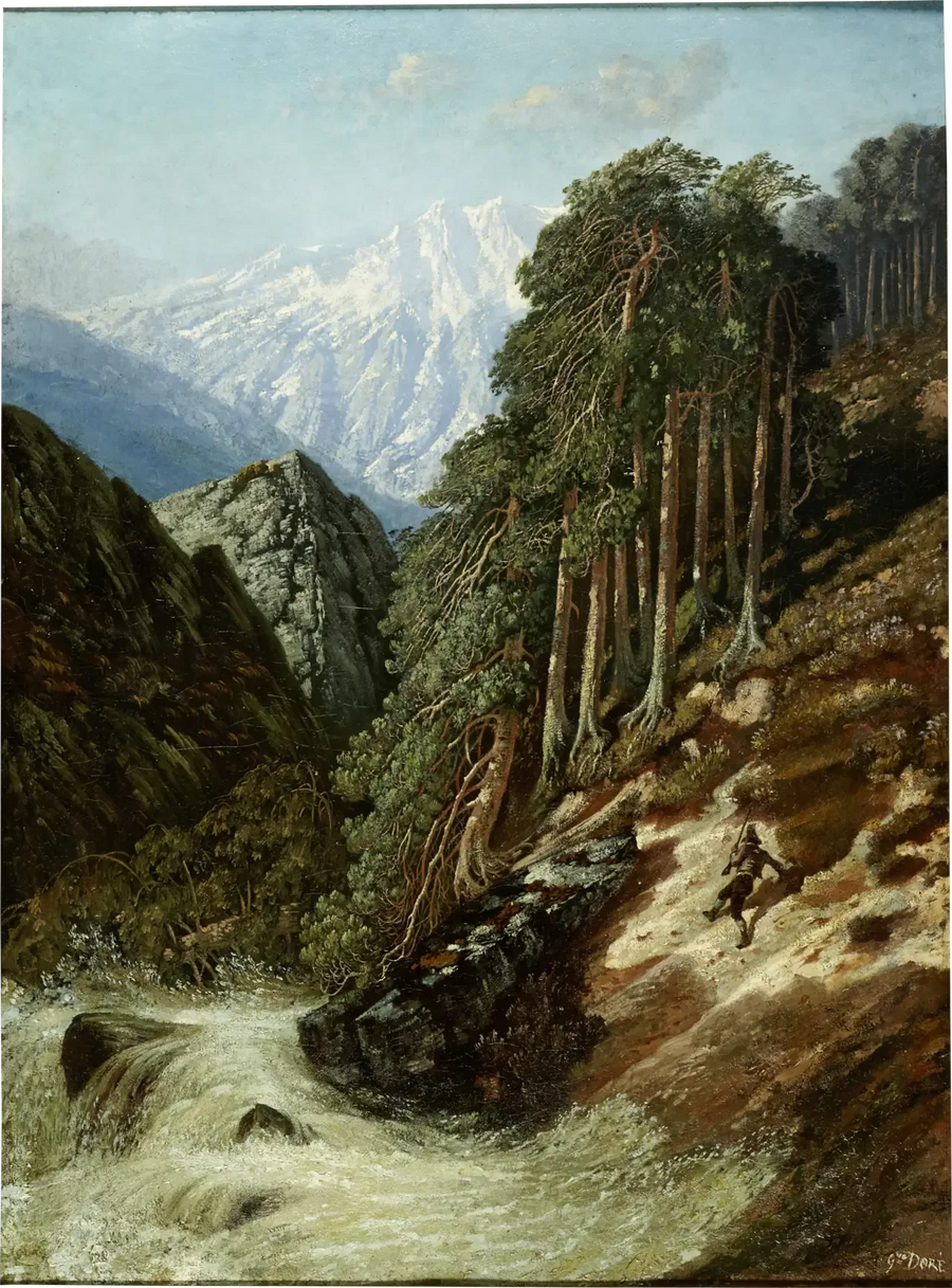 Beck ile Alp Manzarası - Gustave Doré