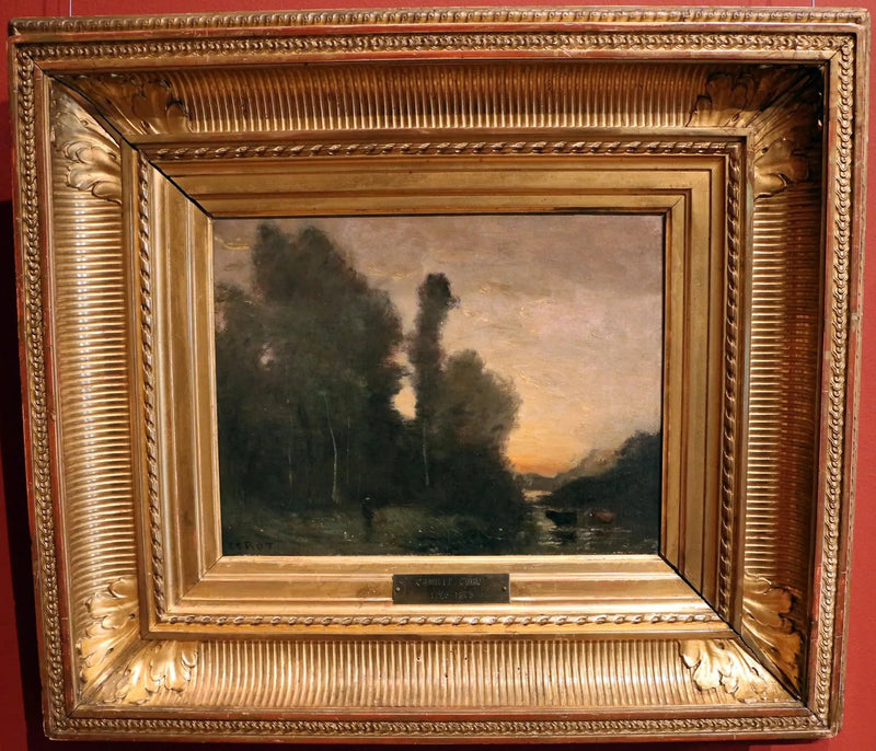 Manzara, akşam atmosferi - Jean-Baptiste Camille Corot