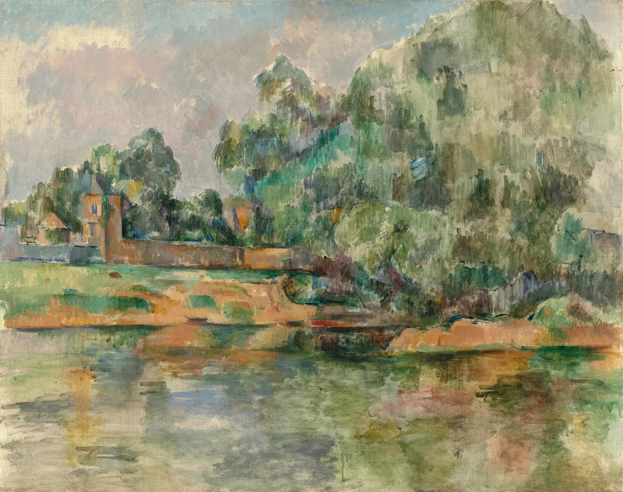 Suyun Kenarındaki Manzara - Paul Cézanne