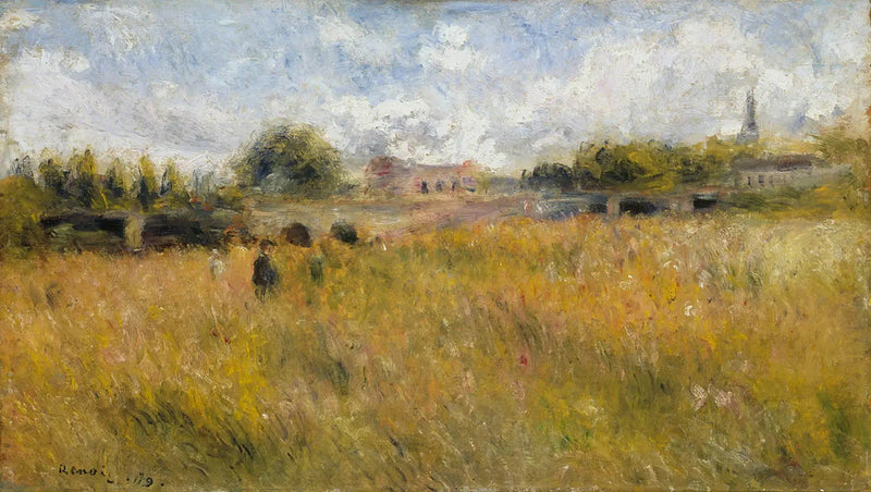 Seine Nehri Kenarında Manzara - Pierre-Auguste Renoir