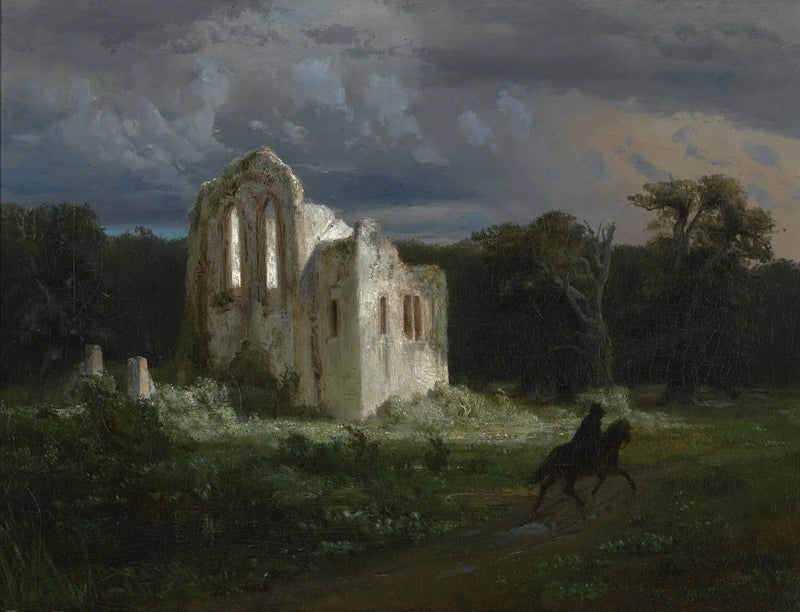 Ay Işığında Manzara - Arnold Böcklin