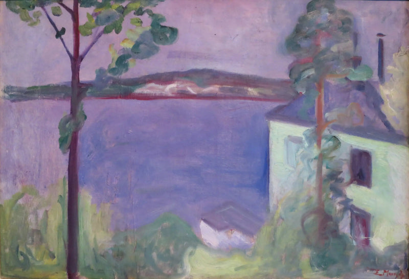 Ay Işığındaki Manzara - Edvard Munch