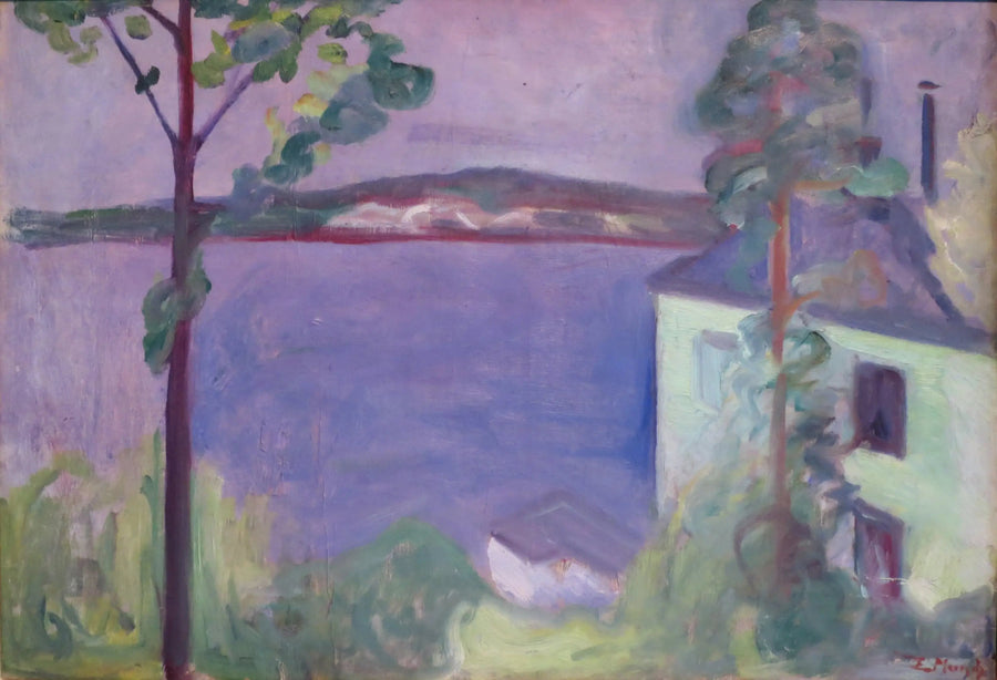 Ay Işığındaki Manzara - Edvard Munch