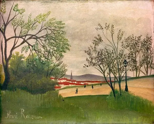 Kilise Çanı Manzarası - Henri Rousseau