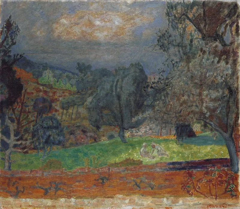 Gün batımında manzara. Le Cannet - Pierre Bonnard