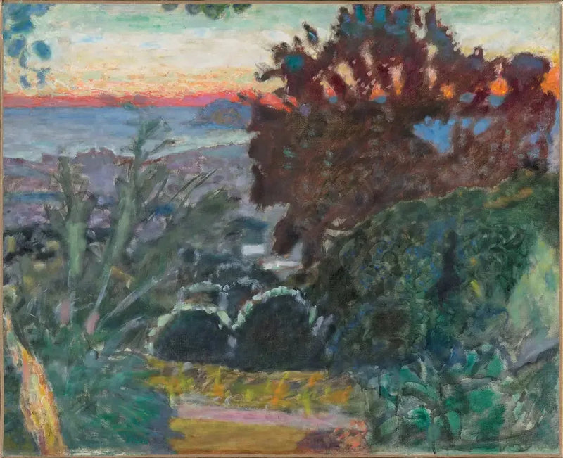 Gün batımında manzara, Le Cannet - Pierre Bonnard