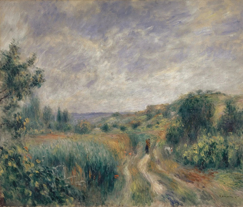 Essoyes Çevresi Manzarası - Pierre-Auguste Renoir