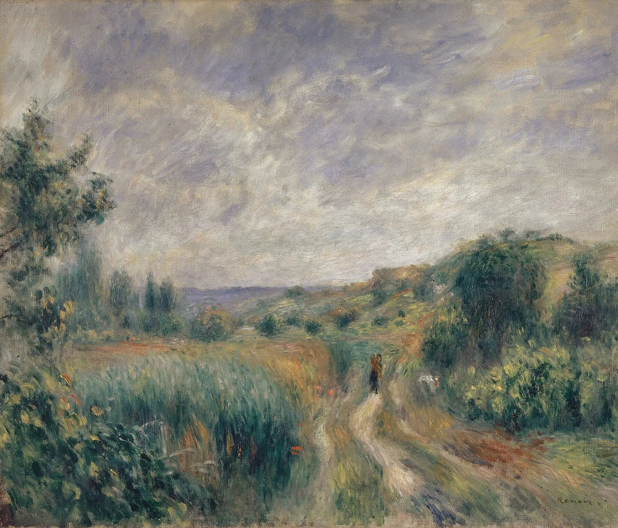 Essoyes Çevresi Manzarası - Pierre-Auguste Renoir