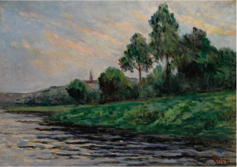 Mantes Çevresinde Manzara - Maximilien Luce