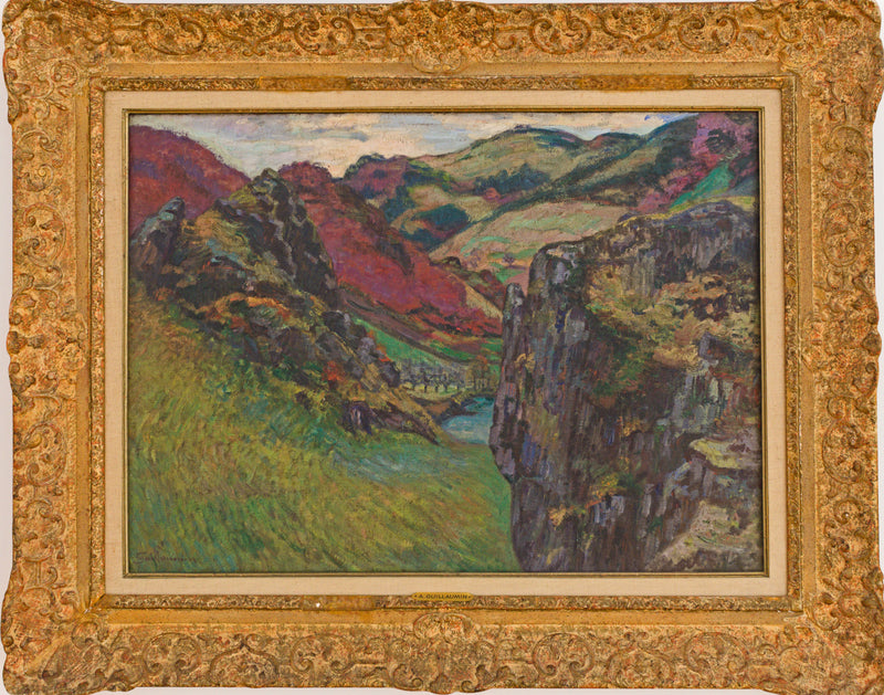 Saint-Julien-des-Chazes Çevresinde Manzara - Armand Guillaumin
