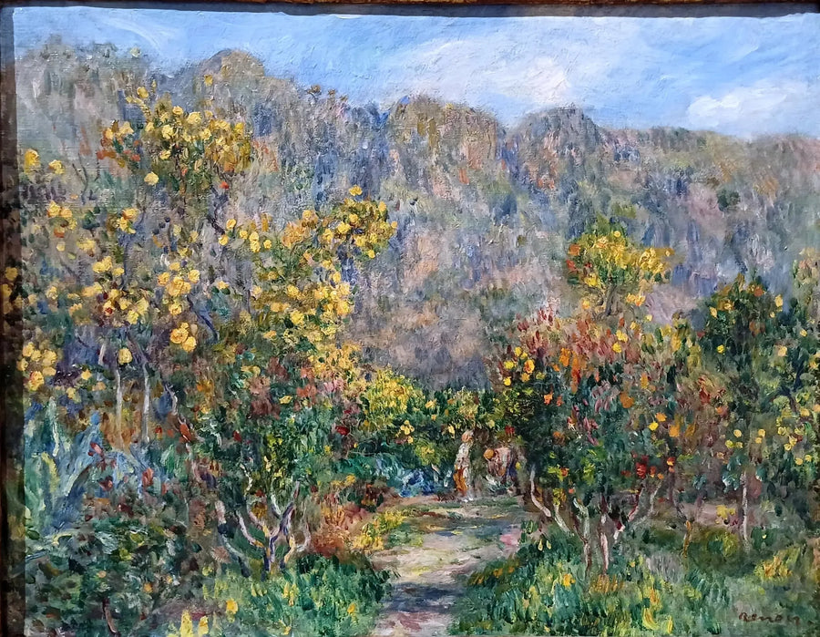 Mimosalarla Manzara - Pierre-Auguste Renoir