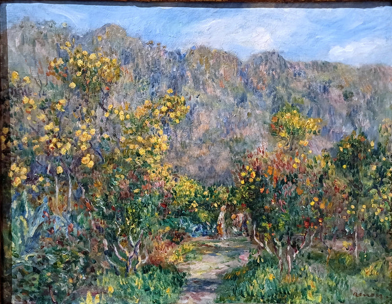 Mimosalarla Manzara - Pierre-Auguste Renoir