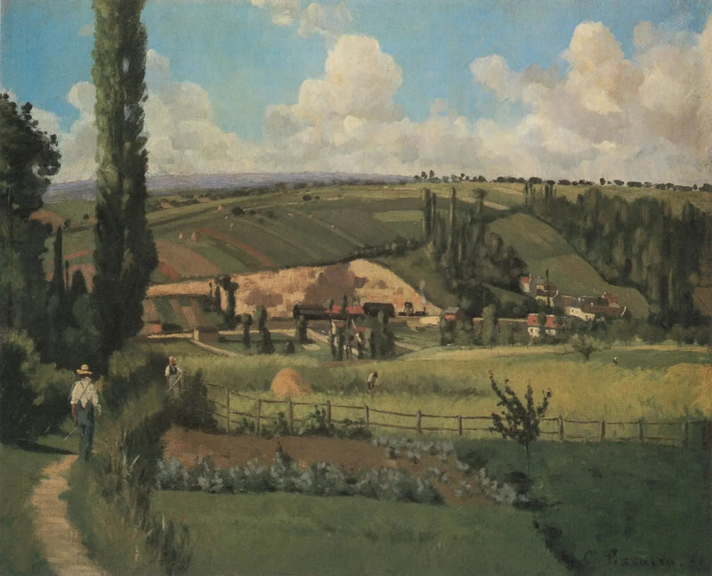 Pâtis Manzarası, Pontoise - Camille Pissarro