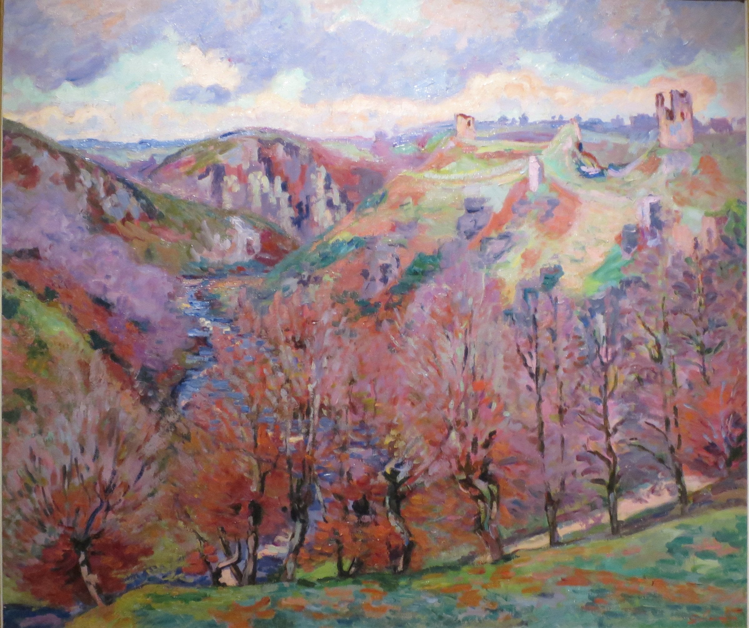 Paysage aux ruines - Armand Guillaumin