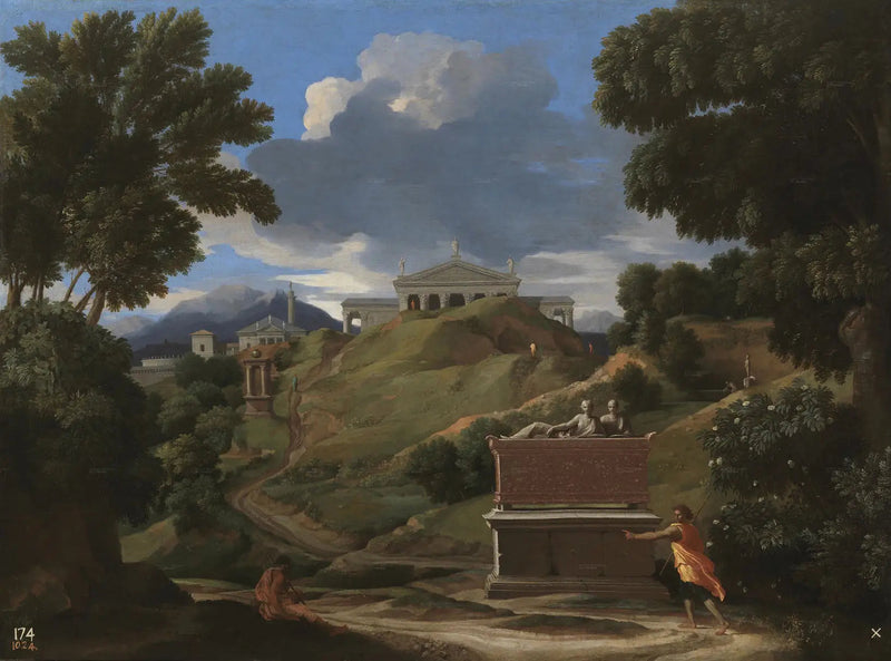 Manzara ve Harabeler - Nicolas Poussin