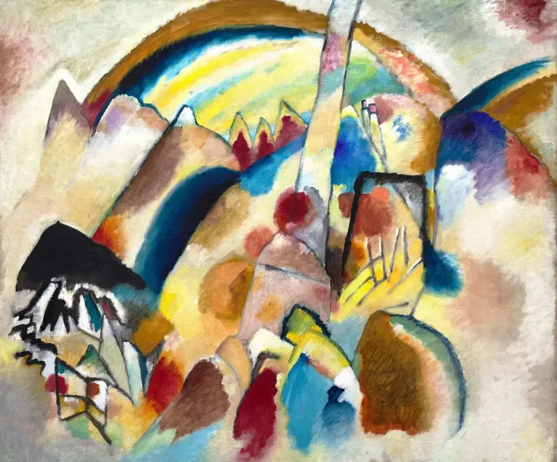 Kırmızı Lekeli Manzara, n° 2 - Vassily Kandinsky