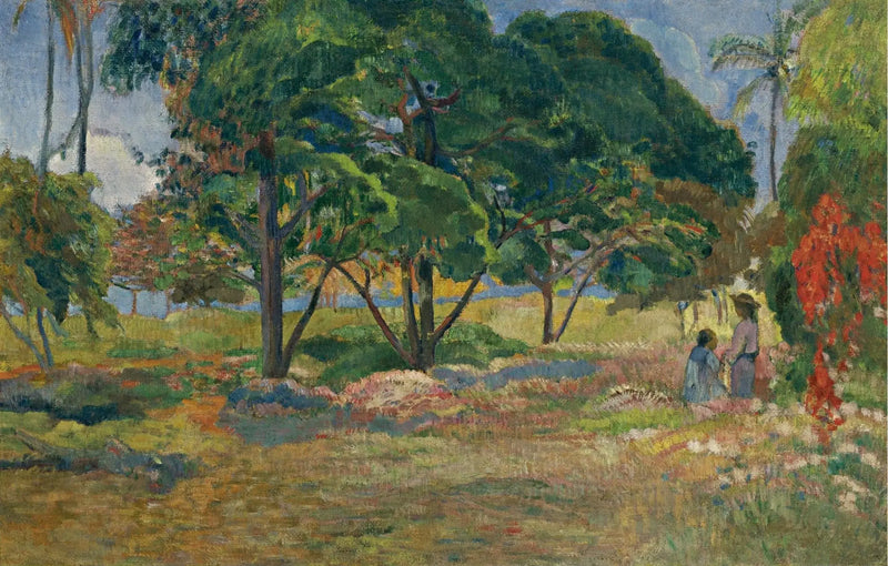 Üç Ağaçlı Manzara - Paul Gauguin