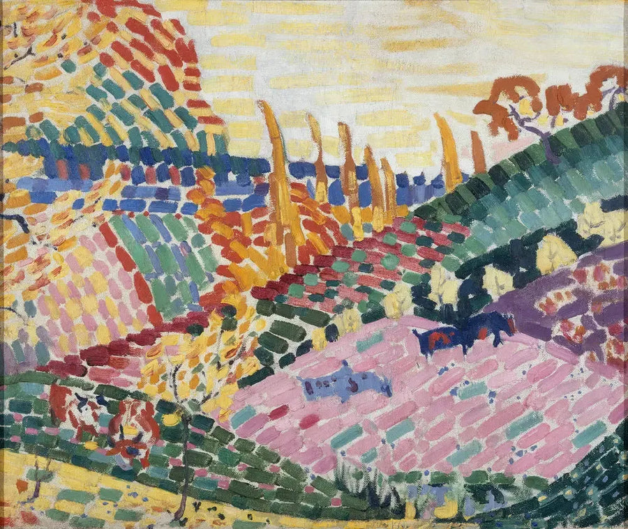 İnekli Manzara - Robert Delaunay