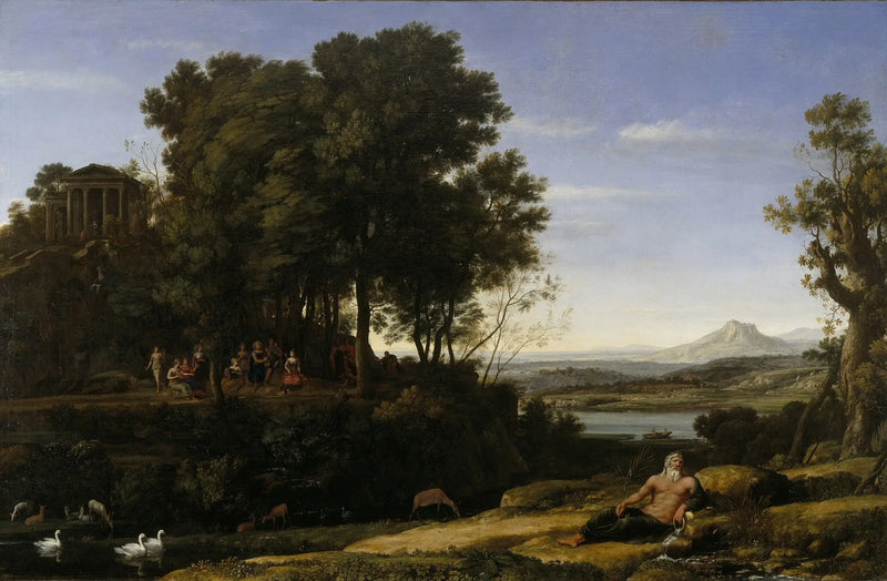 Apollon ve Müzler ile Manzara - Claude Lorrain