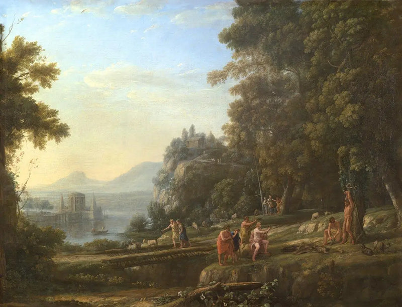 Apollon ve Marsyas ile Manzara - Claude Lorrain