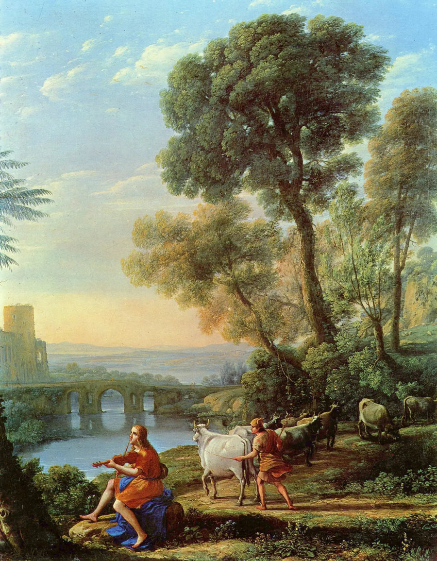 Apollon'un Admetus'un sürülerini koruduğu manzara - Claude Lorrain