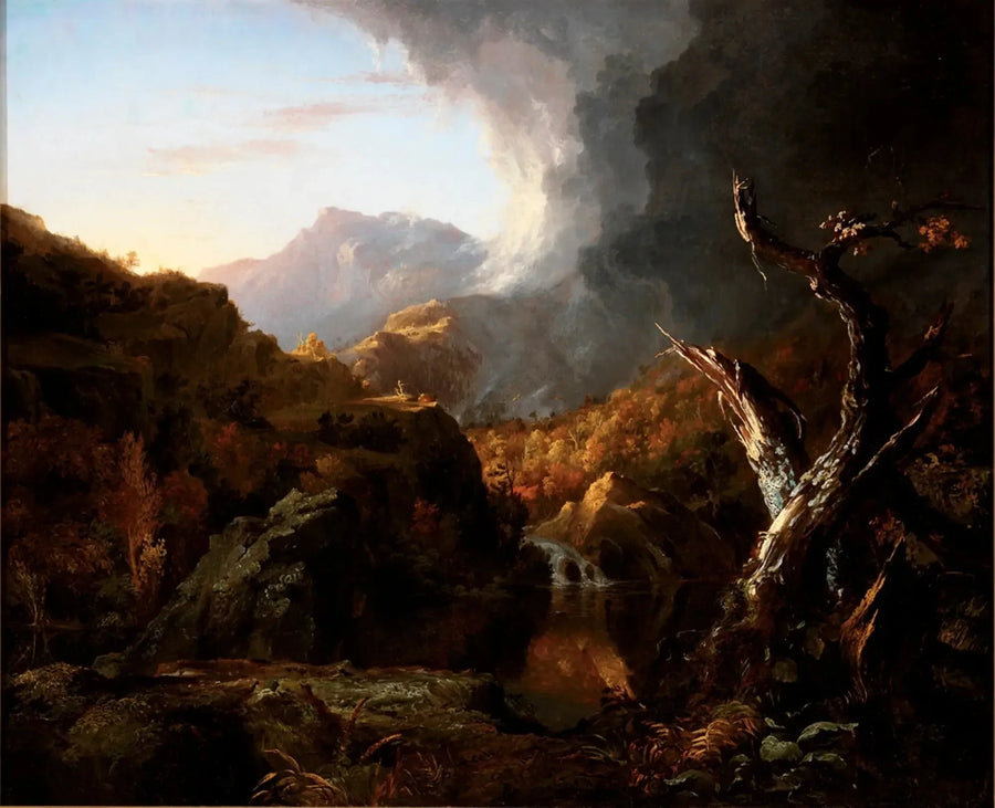 Ölü ağaçlı manzara - Thomas Cole