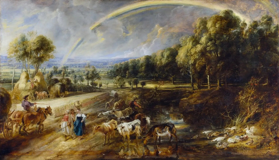 Gökkuşağı ile Manzara - Peter Paul Rubens