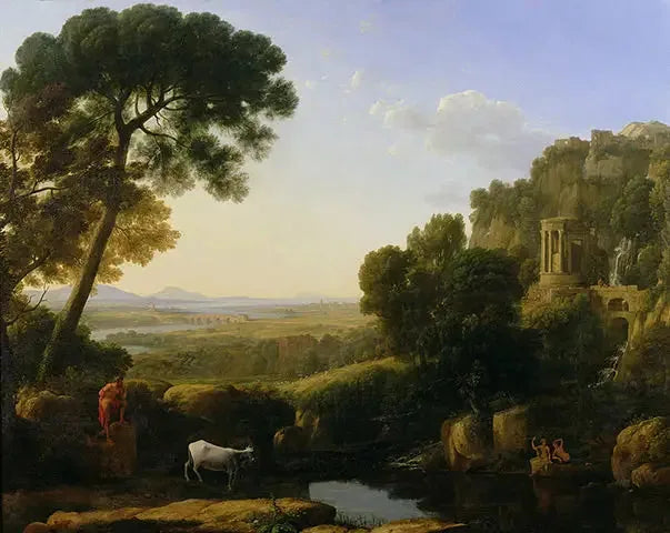 Argus'un Io'yu Koruduğu Manzara - Claude Lorrain