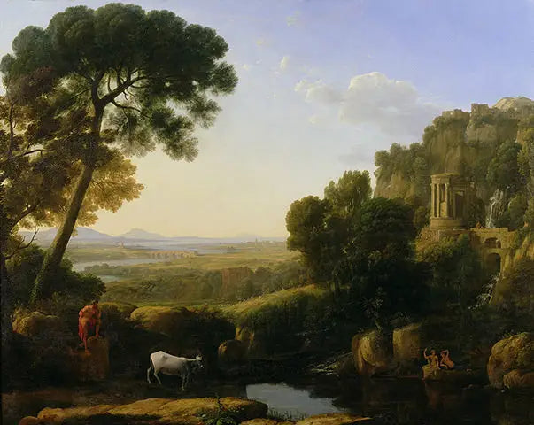 Argus'un Io'yu Koruduğu Manzara - Claude Lorrain