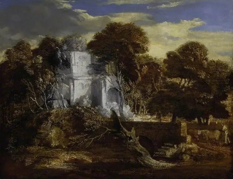Kırsal Manzara, Köylü ve İnekler Köprüden Geçerken - Thomas Gainsborough