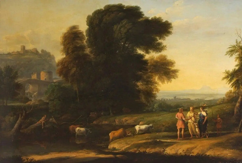 Diane ile Birleşen Céphale ve Procris Manzarası - Claude Lorrain