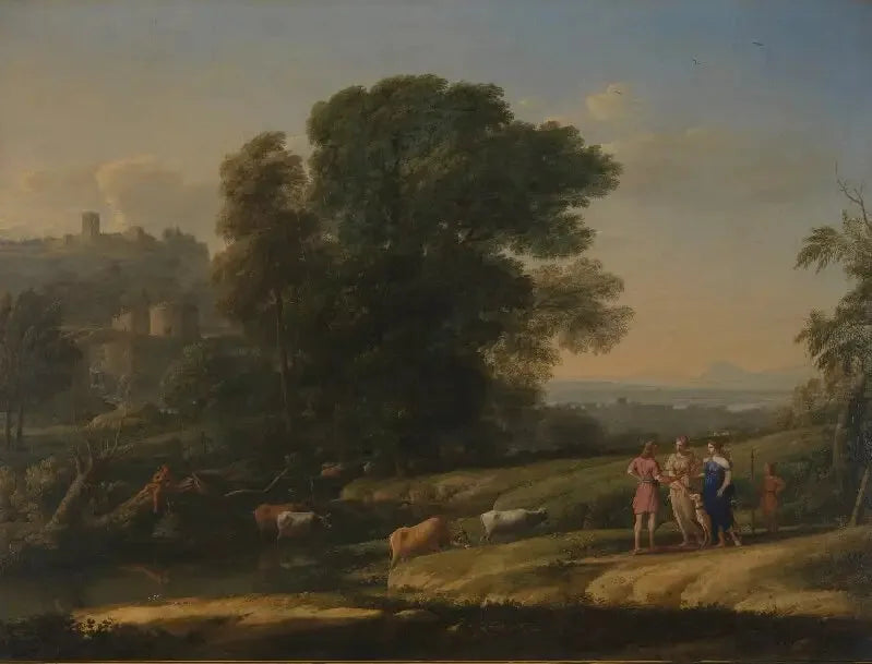 Diane ile Birleşen Céphale ve Procris Manzarası - Claude Lorrain