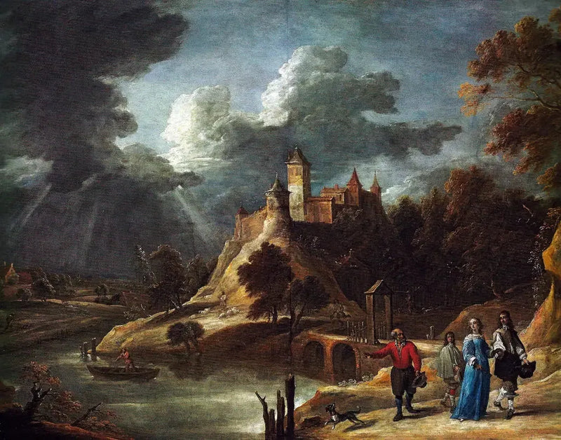 Şato ile Manzara - David Teniers le Jeune