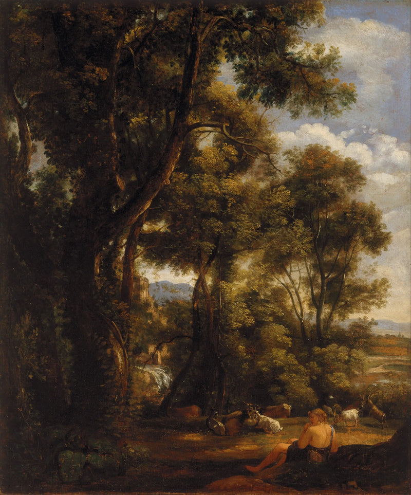 Claude'e göre Çoban ve Keçilerle Manzara - John Constable