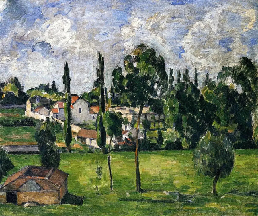 Su Yolu Manzarası - Paul Cézanne