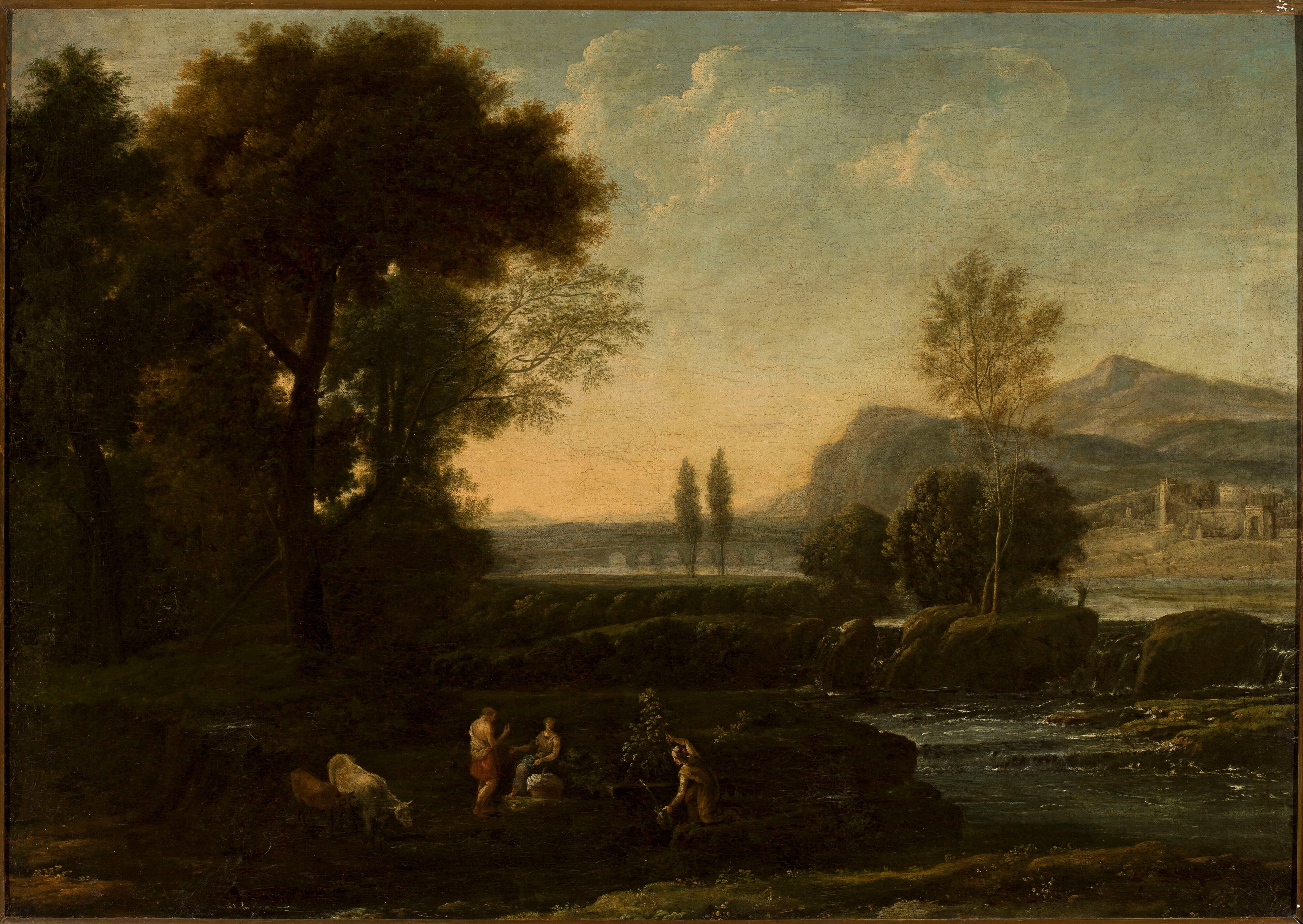 Paysage avec des bergers - Claude Lorrain