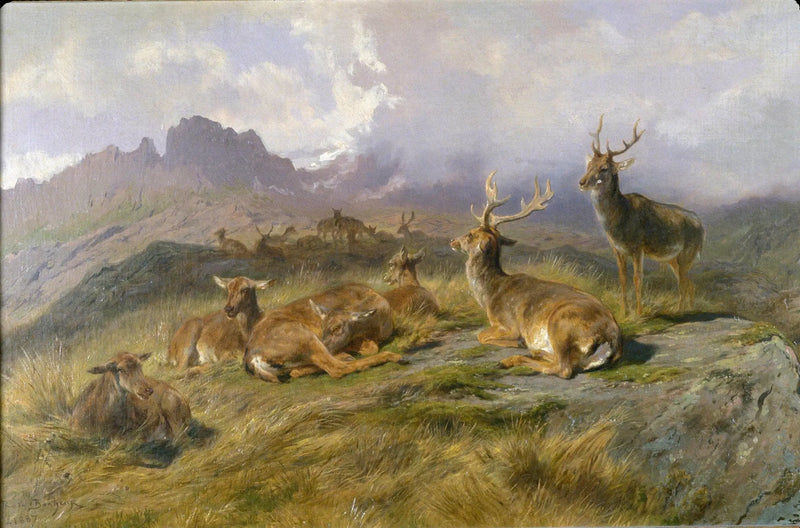 Geyiklerle Manzara - Rosa Bonheur