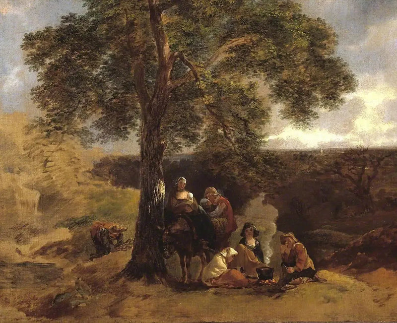 Manzara ve Çingeneler - Thomas Gainsborough