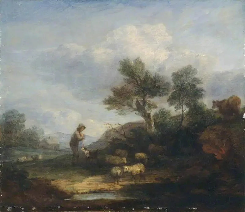 Koyunlarla Manzara - Thomas Gainsborough
