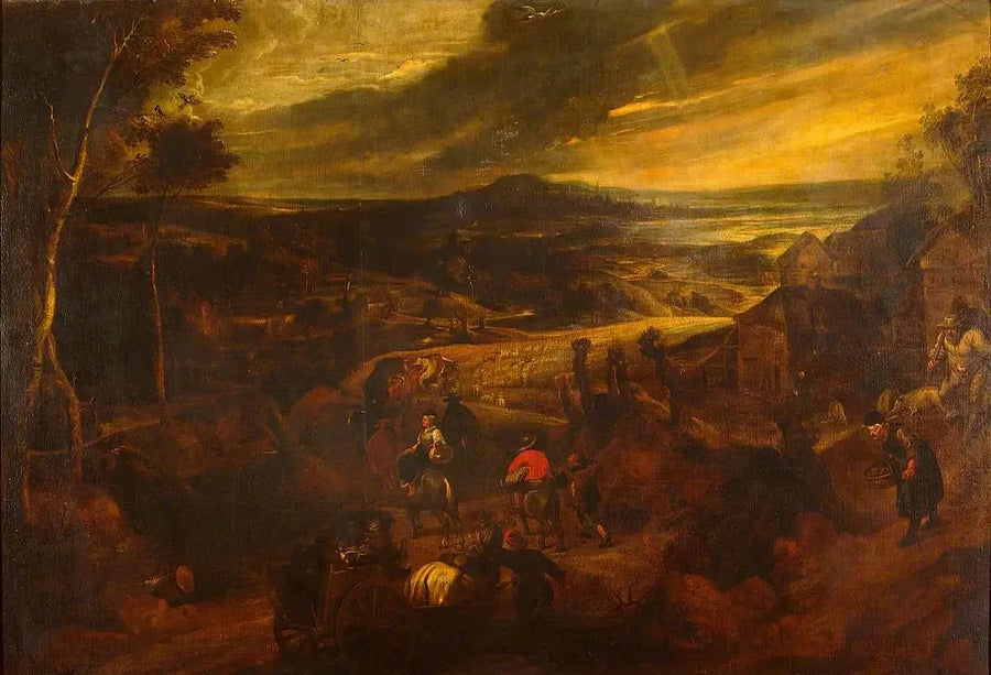 Çiftçilerle Manzara - Peter Paul Rubens