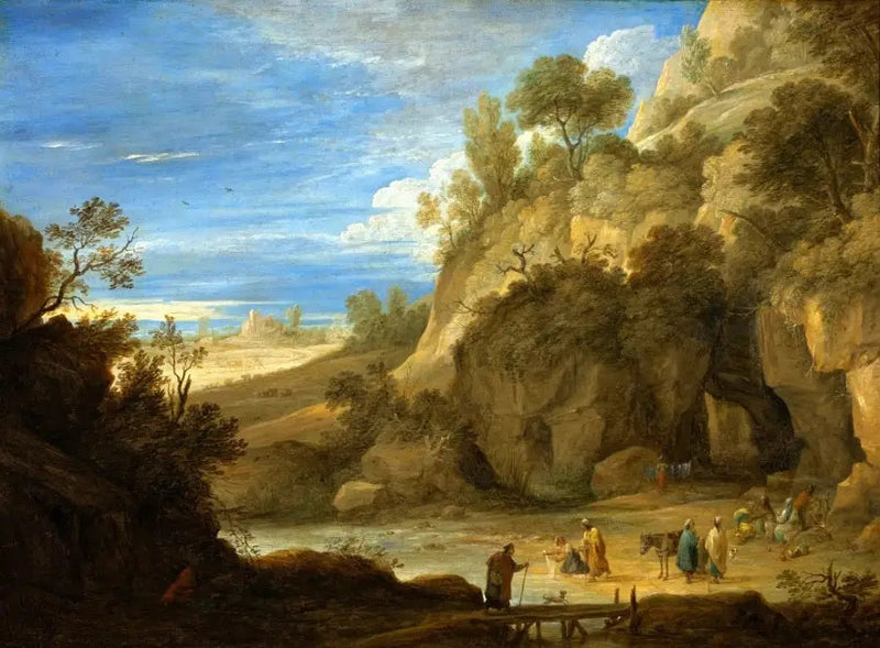 Tersene ve Çingenelerle Manzara. - David Teniers genç