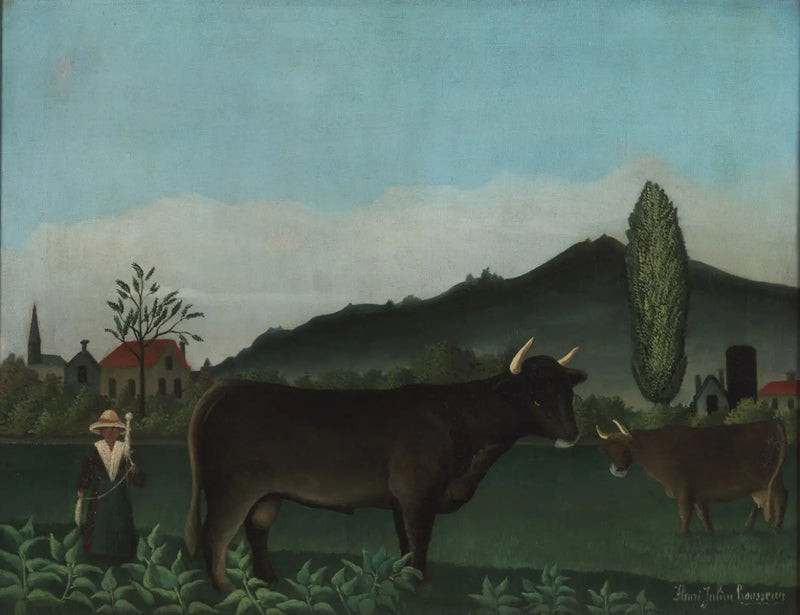 Hayvanatlı Manzara - Henri Rousseau