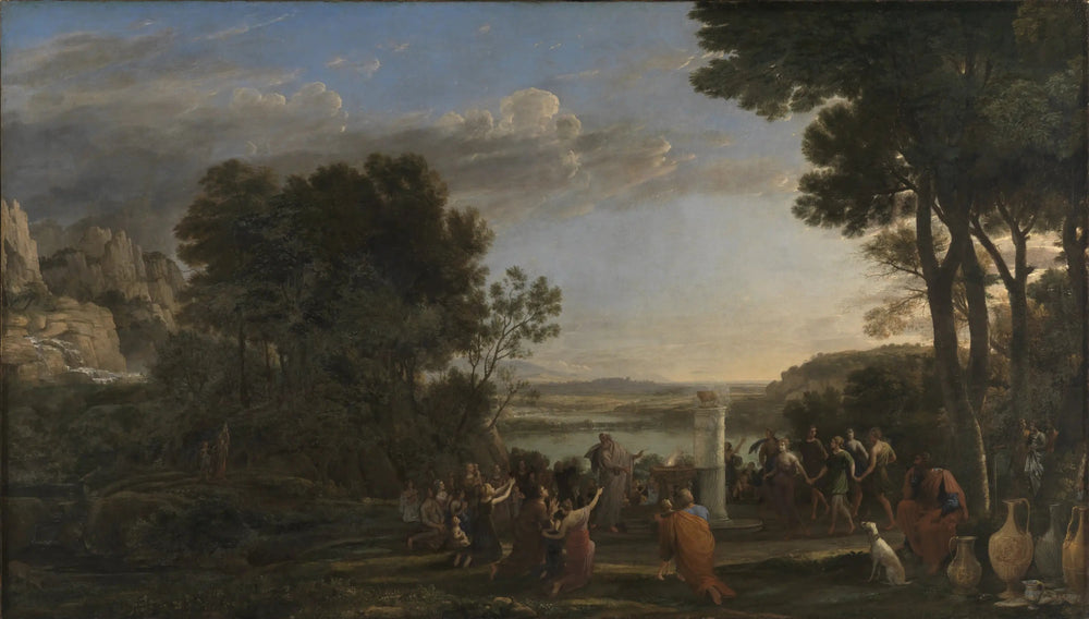 Paysage avec l’adoration du veau d’or - Claude Lorrain - Alpha Reproduction