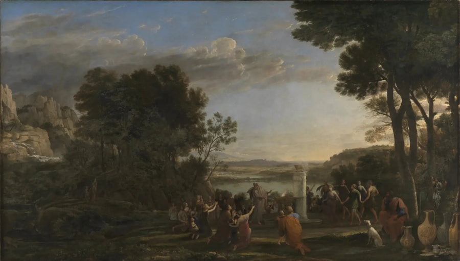 Altın Buzağına Tapınma Manzarası - Claude Lorrain