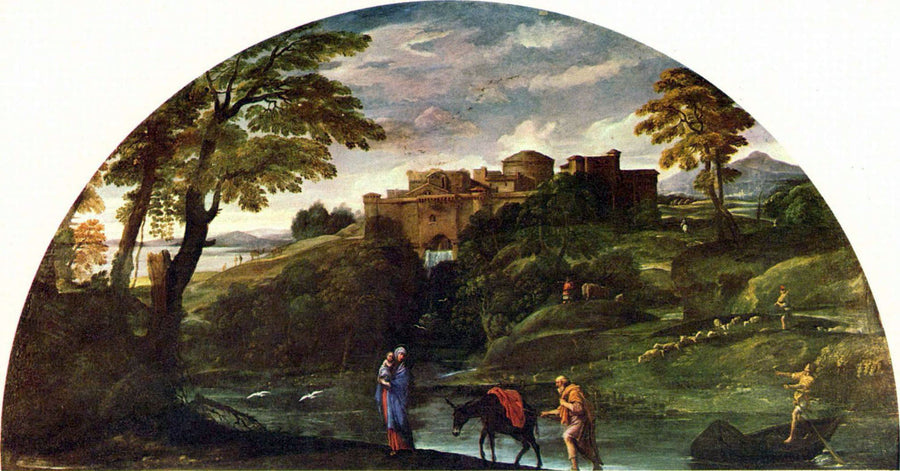 Mısır'da Firar ile Manzara - Annibale Carracci