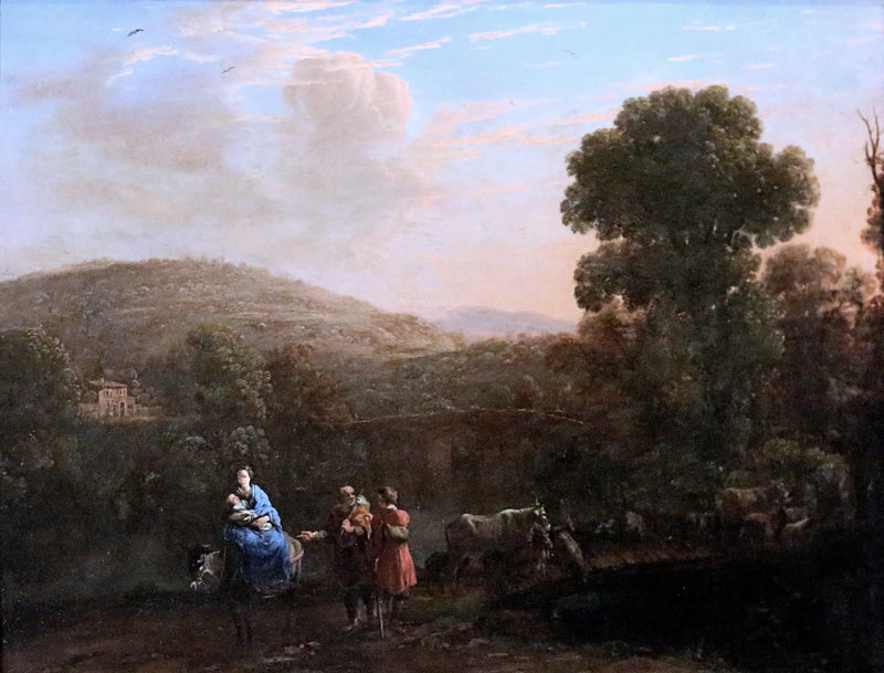 Mısır'a Kaçış ile Manzara - Claude Lorrain