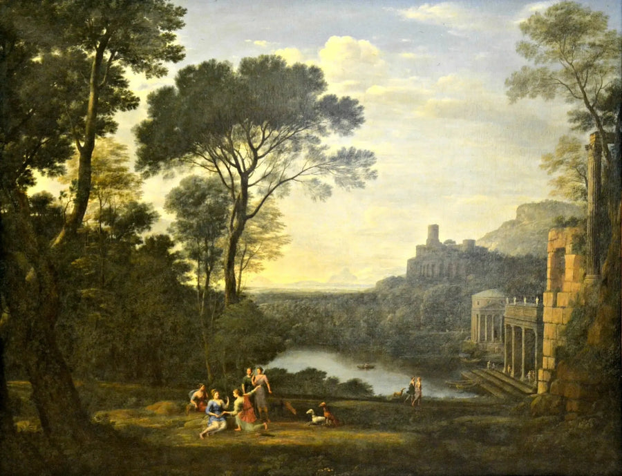 Nymphe Égérie'nin Numa'yı ağlattığı Manzara - Claude Lorrain